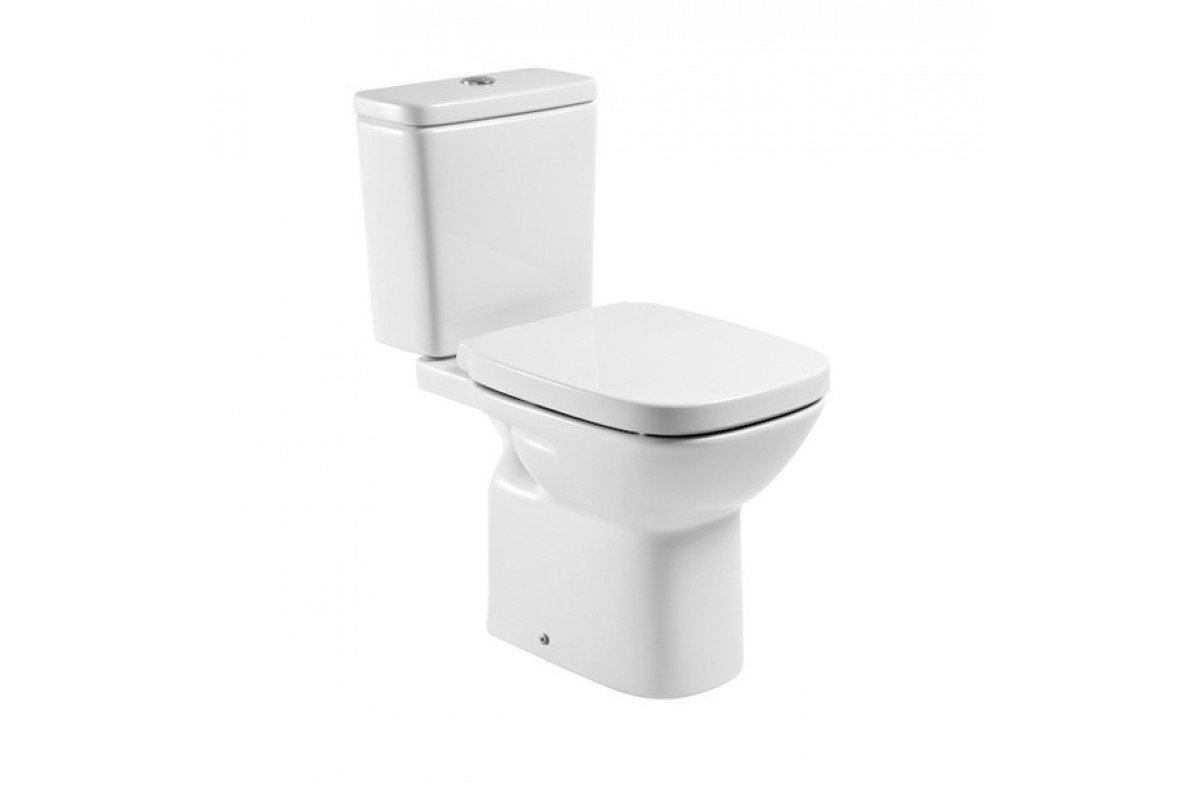modern close coupled toilet in a stylish bathroom